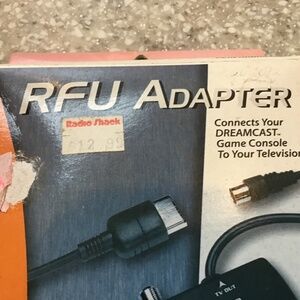 NOS RFU Adapter Performance - DREAMCAST Game Console to TV.